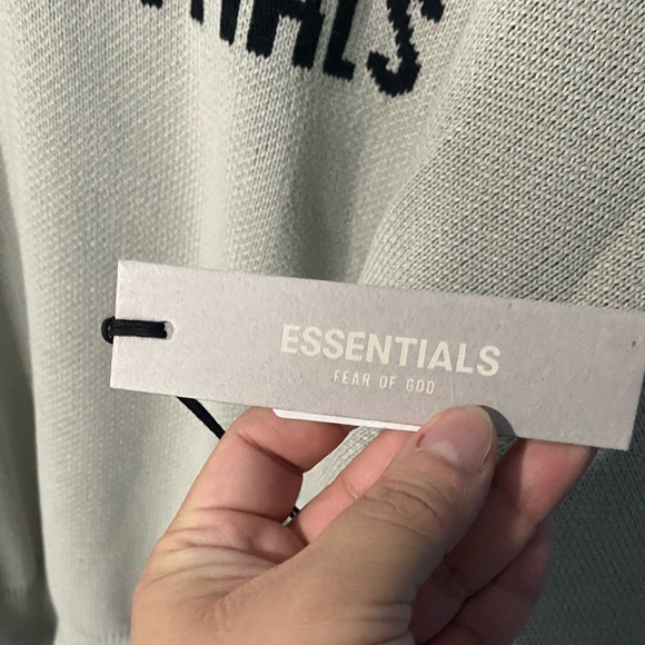 Fear of God | Sweaters | Fear Of God Essentials Ssense Exclusive Green Knit  Pullover Sweater | Poshmark